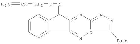 3-butyl-10H-Indeno[2,1-e]-1,2,4-triazolo[4,3-b][1,2,4]triazin-10-oneO-2-propen-1-yloxime